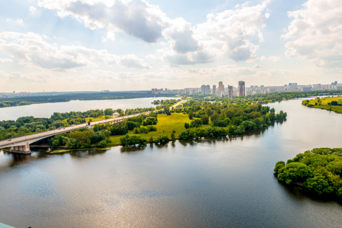 Москва река мост