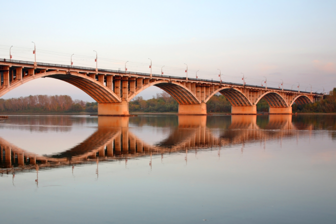 Мост через реку Бия