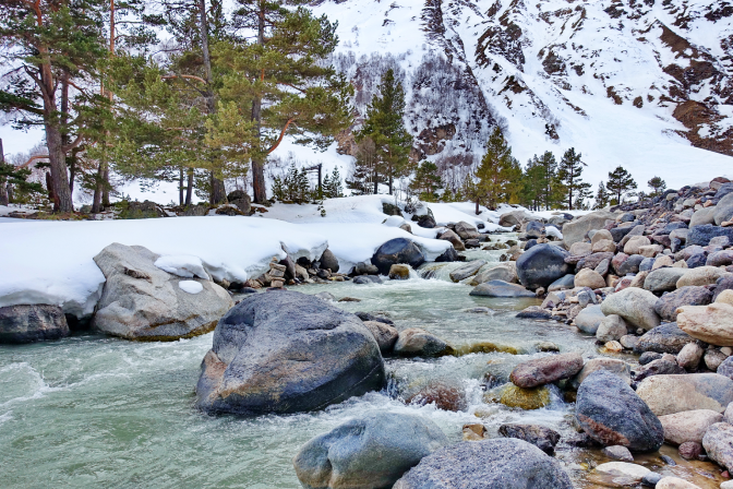 Водопад Азау