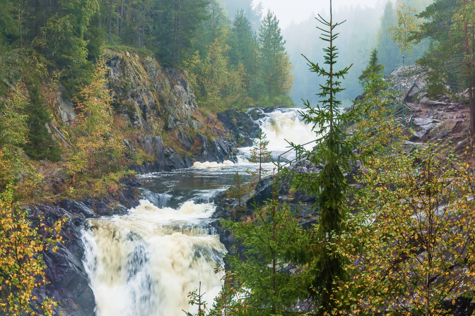 Водопад Кивач