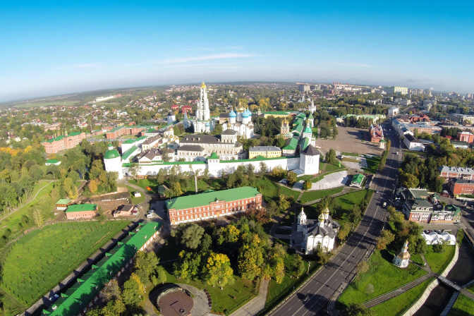 Лавра вид сверху
