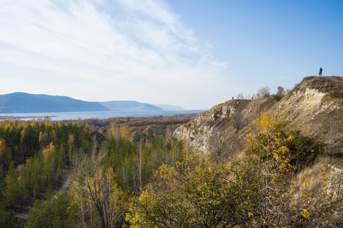Вид на курган