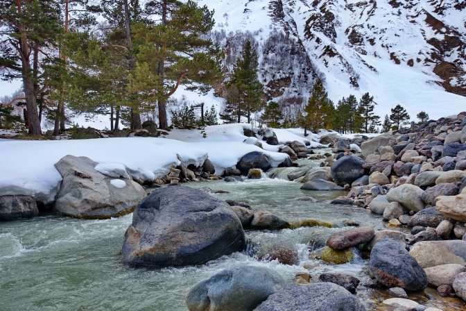 водопад азау-2